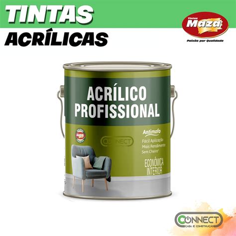 Tinta Acr Lica Paredes Profissional Antimofo Litros Cores Maza