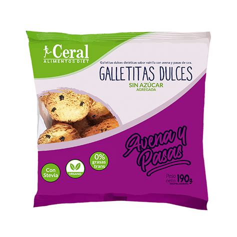 Galletitas Avena Y Pasas De Uva Ceral