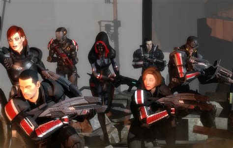 Обои Mass Effect Shepard Digital Art Bioware на телефон и рабочий