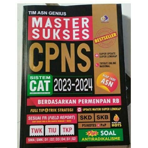 Jual Master Sukses Cpns Sistem Cat 2023 2024 By Tim Asn Genius Shopee