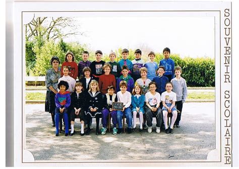 Photo De Classe CE2 1990 91 De 1990 Ecole Primaire Chatte Copains