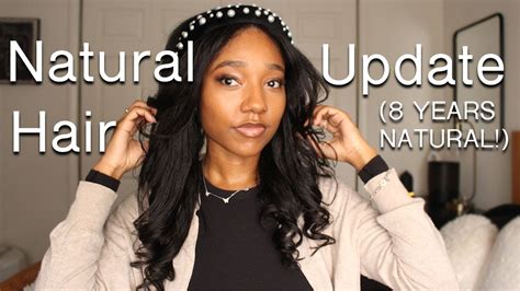 Natural Hair Update Length Check Heat Damage Current Hair Regimen