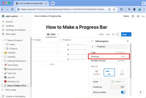 How To Make A Progress Bar In Notion