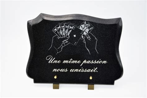 Plaque Granit Tarot Pompes Fun Bres Grosso