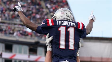 Rookie Tyquan Thornton Felt He Owed Patriots And Delivered