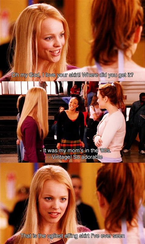 Omg I Love Your Skirt Mean Girls Movie Mean Girls Meme Mean