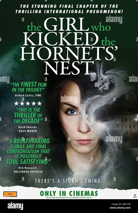 Noomi Rapace Movie Poster The Girl Who Kicked The Hornets Nest 2009