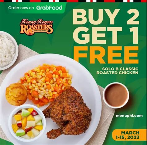 Kenny Rogers Roasters Menu Philippines Updated Prices