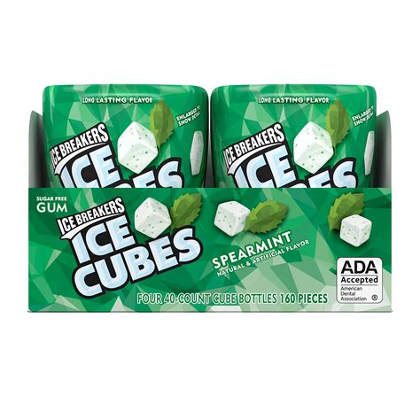 Buy Ice Breakers Ice Cubes Spearmint Sugar Free Chewing Gum Made With Xylitol 324 Oz Cube