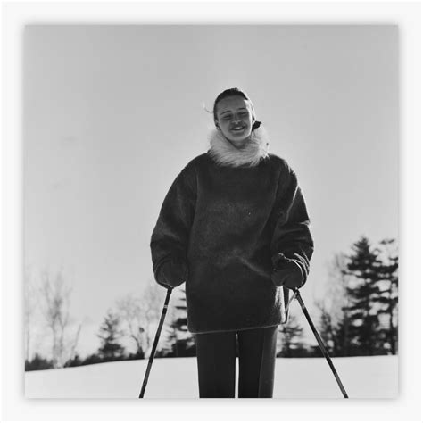 New England Skiing Slim Aarons Print