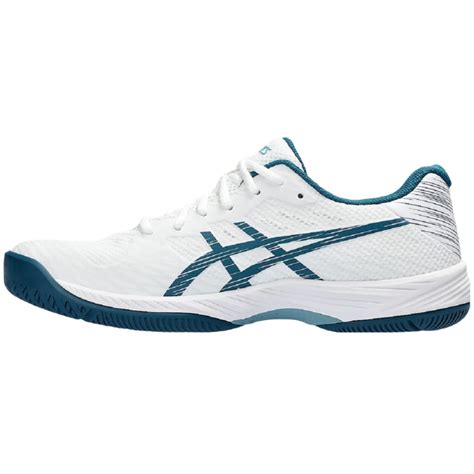 Asics Men S Gel Game 9 Tennis Shoes White Restful Teal