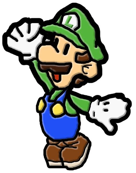 Paper Luigi By Earthboundfan235 On Deviantart