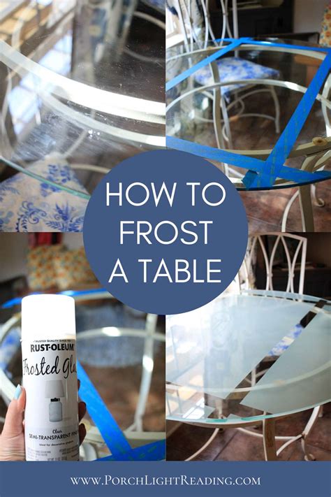 Frosted Glass Table Top, Windows & More | Easy DIY Project – Porch ...