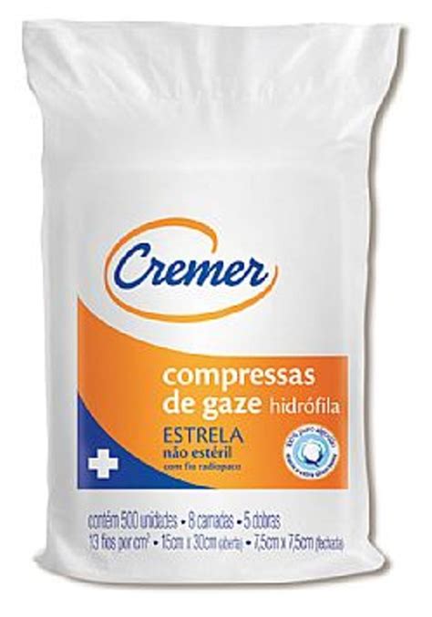 Compressa Gaze Fios C Und Cremer M M Hospitalar