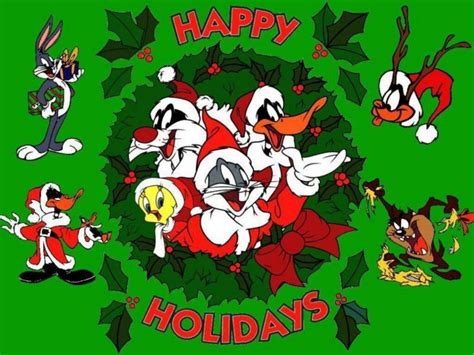 Green Looney Tunes Background