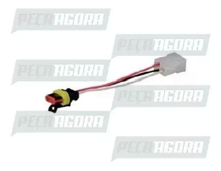 Chicote Lanterna Traseira Conector 3 Vias Selado Braslux MercadoLivre