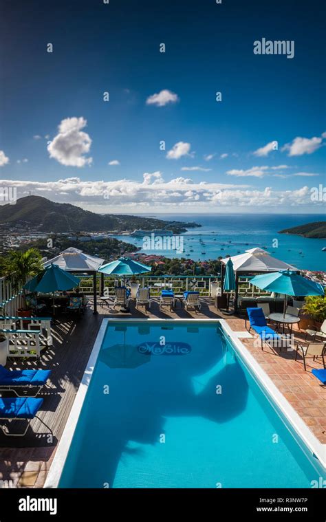 U.S. Virgin Islands, St. Thomas. Charlotte Amalie, Mafolie Hotel ...