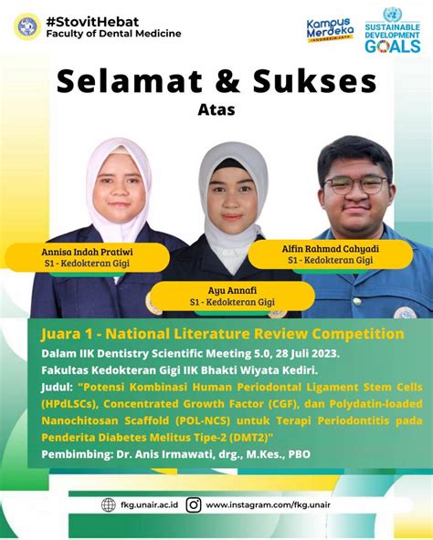 Selamat Kepada Mahasiswa Pendidikan Profesi Dan S Atas Meraihnya Juara