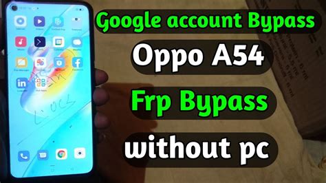 Oppo A Cph Android Frp Bypass New Trick