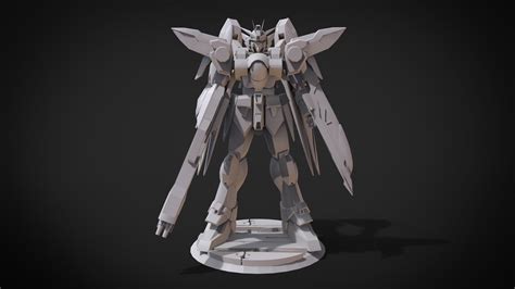 3D Printable Model Wing Gundam Zero CGTrader