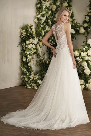 T Illusion Bodice V Neck Embroidered Lace Tulle Ball Gown