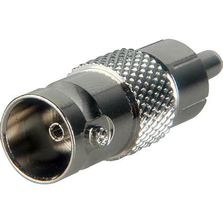 Connectronics P BF RCA Male To 75 Ohm BNC Female Video Adapter RCA BNC