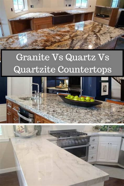 Quartz vs Quartzite vs Granite Kitchen Countertops - (Pros and Cons)