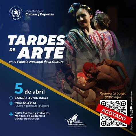 Tardes De Artes Ballet Moderno Y Folkl Rico Nacional De Guatemala Sic