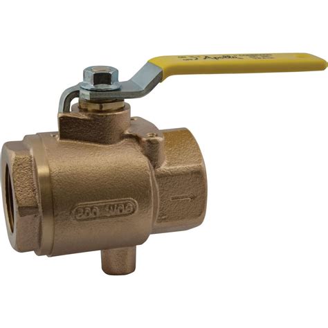 Apollo Manual Ball Valve 1 Pipe Full Port Bronze MSC