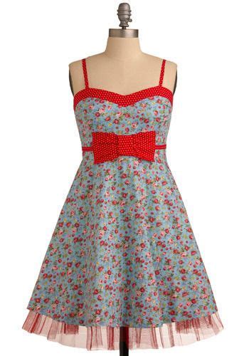 Entertaining At Home Dress Mod Retro Vintage Printed Dresses