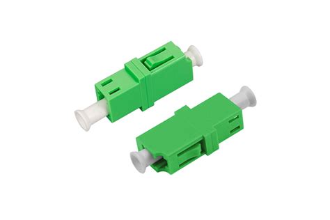 Lcapc Sm Duplex Fiber Optic Adapter Ftth Flangeless Coupler Spring Optical