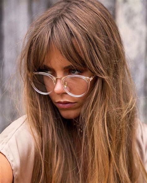 41 Beautiful Bangs Hairstyle For Women With Glasses Hairstyles With