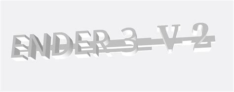 Rail logo - Ender 3 V-2 by rdbischoff | Download free STL model ...