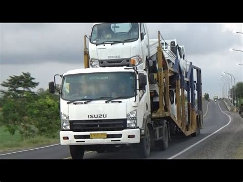 FULL TRUCK TRAILER CAR CARRIER MUATAN MOBIL BARU NGEBUT TRUK ENGKEL