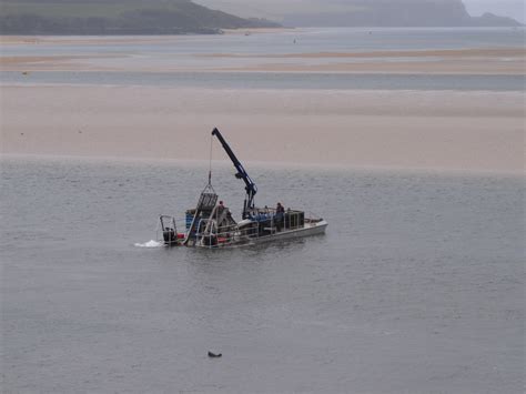 Mussel Collecting Boat And Sand Banks © David Hawgood Cc By Sa20