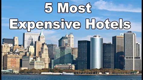 The 5 Most Expensive Hotels In New York Youtube