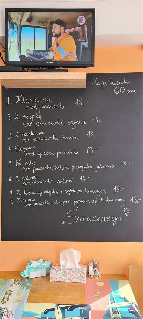 Menu At Zapiekanki Z Dworca Restaurant Tarnobrzeg