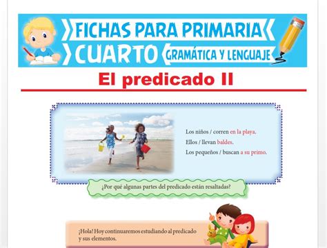 ¿qué Son Los Verbos Para Cuarto Grado De Primaria