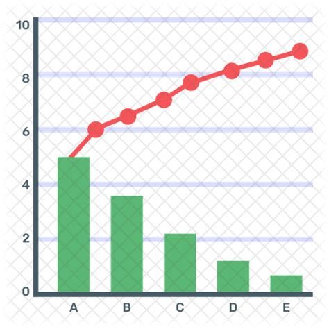 Pareto Diagram Icon Download In Flat Style