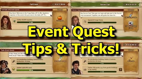 Forge Of Empires Event Quest Tips Tricks How To Complete Quests