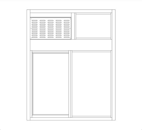 Ventana Con Filtro De Aire Dwg Bloque Cad Descarga Gratis