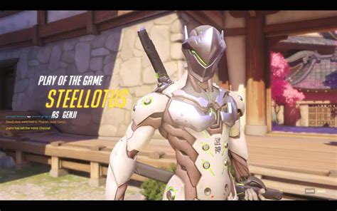 Overwatch Genji Play Of The Game Slice N Dice Youtube