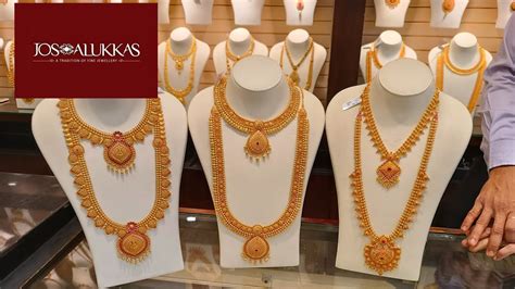 Jos Alukkas Gold Wedding Jewellery Collections Necklace And Haram