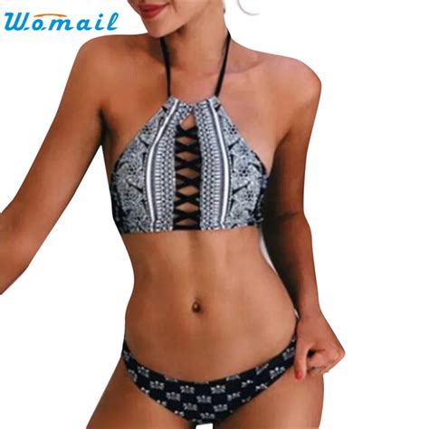 Premium Bikini 2017 Sexy Swimwear Swimsuits Binikis Sets Women Beach Push Up Padded Swimsuit Set