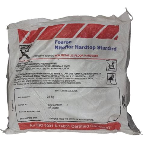 Fosroc Fosguard Nitoflor Hardtop Non Metallic Floor Hardener Kg At