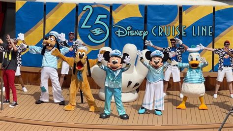 Disney Cruise Line S Th Silver Anniversary At Sea Mickey S Sail A