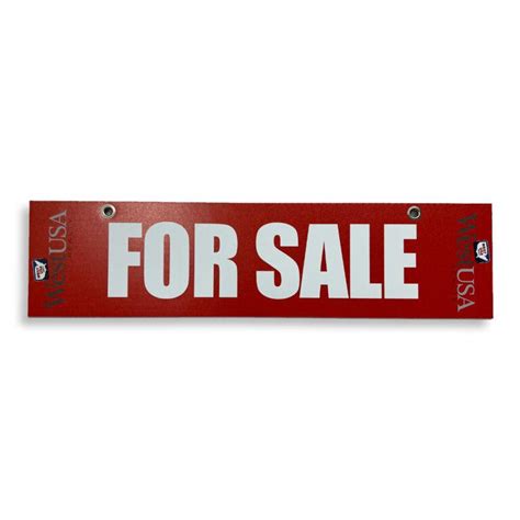 For Sale Sign Rider