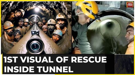 Uttarkashi Tunnel Rescue Video NDRF Shows How 41 Stranded Workers