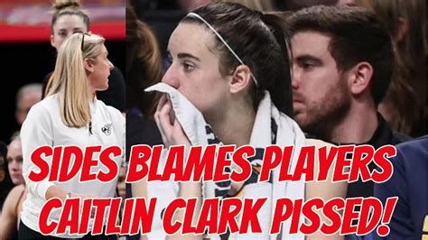 Caitlin Clark Grows Frustrated As Christie Sides Blames Players For