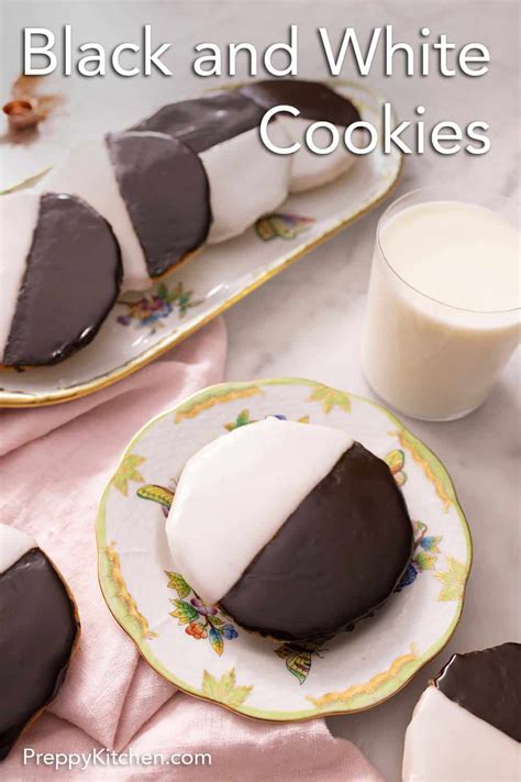 Black and White Cookies - Preppy Kitchen